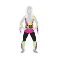 smiffys retro wrestler costume xl 27561