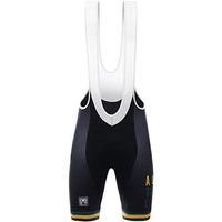 Small White Men\'s Santini Australian 17 Bib Shorts