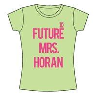 Small One Direction Future Mrs Horan Ladies T-shirt.