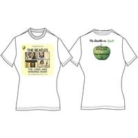 Small White The Beatles Long & Winding Road Ladies Premium T-shirt.