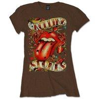 Small Brown Ladies The Rolling Stones Tongue & Stars T-shirt