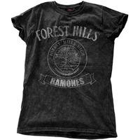 Small Ramones Forest Hills Vintage Ladies Fashion T-shirt.