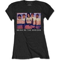 Small Black Bring Me The Horizon Photo Lines Ladies Premium T-shirt.