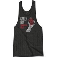Small Ladies Green Day American Idiot Vintage Vest Tee
