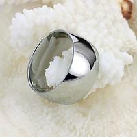 smooth personality titanium steel mens ring jewelry christmas gifts