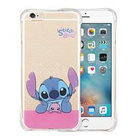 Snow Dance Soft Transparent Silicone Back Case for iPhone 6/6S (Assorted Colors)