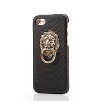 Snakeskin Grain Lion A Protective Metal Stents for iPhone 7 7 Plus 6s 6 Plus SE 5s 5