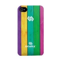 Snekz Hard Case Painted Wood Four (iPhone 4/4S)