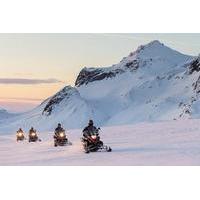 snowmobile adventure on langjkull glacier from gullfoss