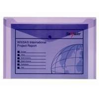 snopake polyfile fcp plus purp 11162 5 pack