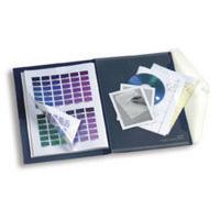 SNOPAKE POLYFILE DISP BK A4 20PCKT BLU