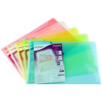 snopake polyfile fcp assorted pk5