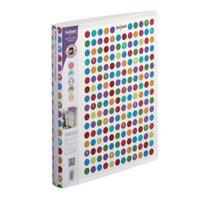 snopake polka dot a4 ring binder pk5