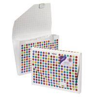 Snopake Polka Dot 6 Part Expandng Fl Pk5