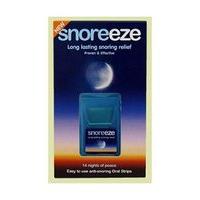 snoreeze oral strips x 14