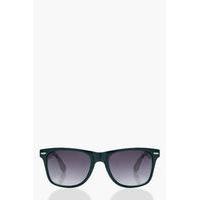 snake leg square sunglasses black