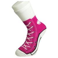 Sneaker Pink Silly Socks