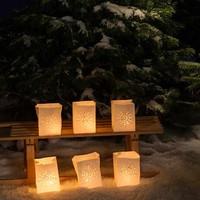 Snowflake Candle Lanterns