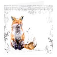 Snow Fox Christmas Card