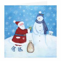 Snowy Parcel Christmas Card