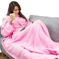 Snug Fleece Blanket with Arms