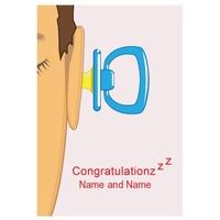 snooze new baby card