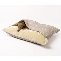 SNUGGLE DOG BED in Dotty Taupe Design - Medium