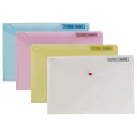 Snopake Polyfile Classic Foolscap Asst - Pack of 5