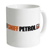 sniff petrol pump mug