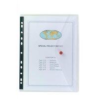 Snopake Polyfile (A4) Polypropylene Wallet Files (Clear) Pack of 5 Files for use with Ring Binders