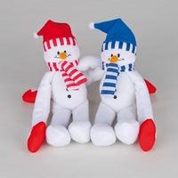 Snowman Hanging Plush Toys (Pack of 6)