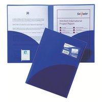 snopake elektra twinfile presentation folder polypropylene a4 blue pac ...