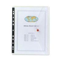 Snopake Polyfile (A4) Polypropylene Wallet Files (Clear) Pack of 5 Files for use with Ring Binders