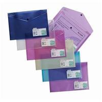Snopake Polyfile Lite Wallet File Polypropylene Durable A4 Assorted (Pack of 5)
