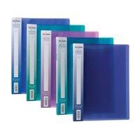 Snopake Electra (A4) 10-Pocket Display Book (Assorted Colours) Pack of 10 Display Books