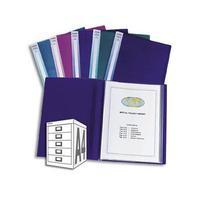 Snopake Electra (A4) 24-Pocket Polypropylene Display Book (Assorted Colours) Pack of 10 Display Books