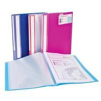 Snopake Lite (A4) 40-Pocket Durable Polypropylene Display Books (Assorted Colours) Pack of 12 Display Books