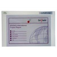 Snopake Polyfile Classic (Foolscap) Polypropylene Wallet File (Clear) 1 x Pack of 5 Wallets