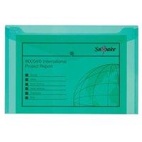snopake polyfile electra wallet file polypropylene foolscap green pack ...