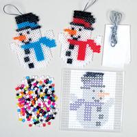 snowman fuse bead kit per kit