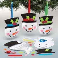 snowman decoration sewing kits pack of 3