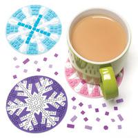 Snowflake Mosaic Coaster Kits (Pack of 6)