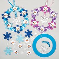 Snowman Wreath Kits (Pack of 2)