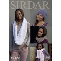 Snoods, Scarf and Hat in Sirdar Smudge (7868)