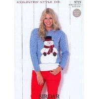 Snowman Sweater in Sirdar Country Style DK (9723)