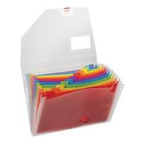 Snopake A4 Rainbow Expanding Organiser 15768