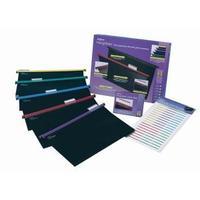 Snopake HangGlider Foolscap Polypropylene Suspension Files Assorted