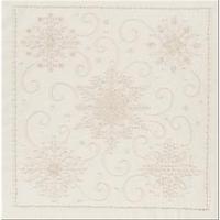 snowflakes candlewicking embroidery kit 11x14 230375