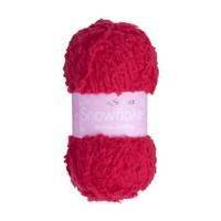 Snuggly Rosy Red Snowflake Double Knit Yarn 25 g