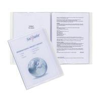 snopake superline a4 presentation book 10 pocket polypropylene clear